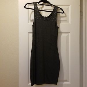 Grey Knit Dress
